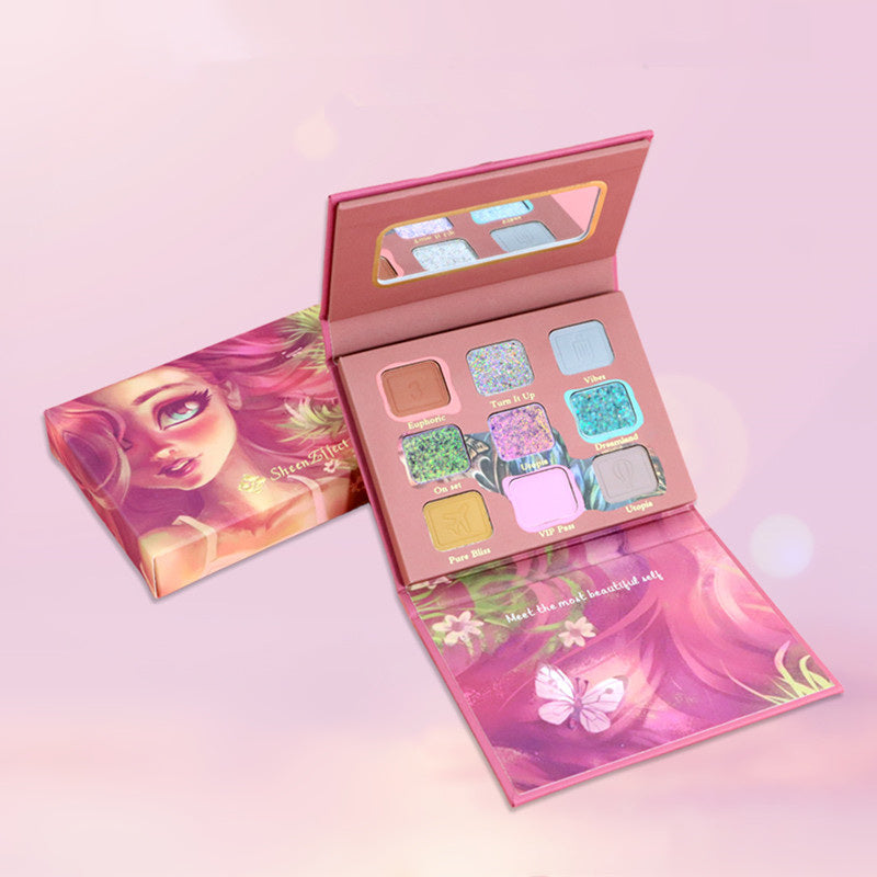 SheenEffect X NIKESANSAN Dream Love Chameleon Eyeshadow Palette T3873