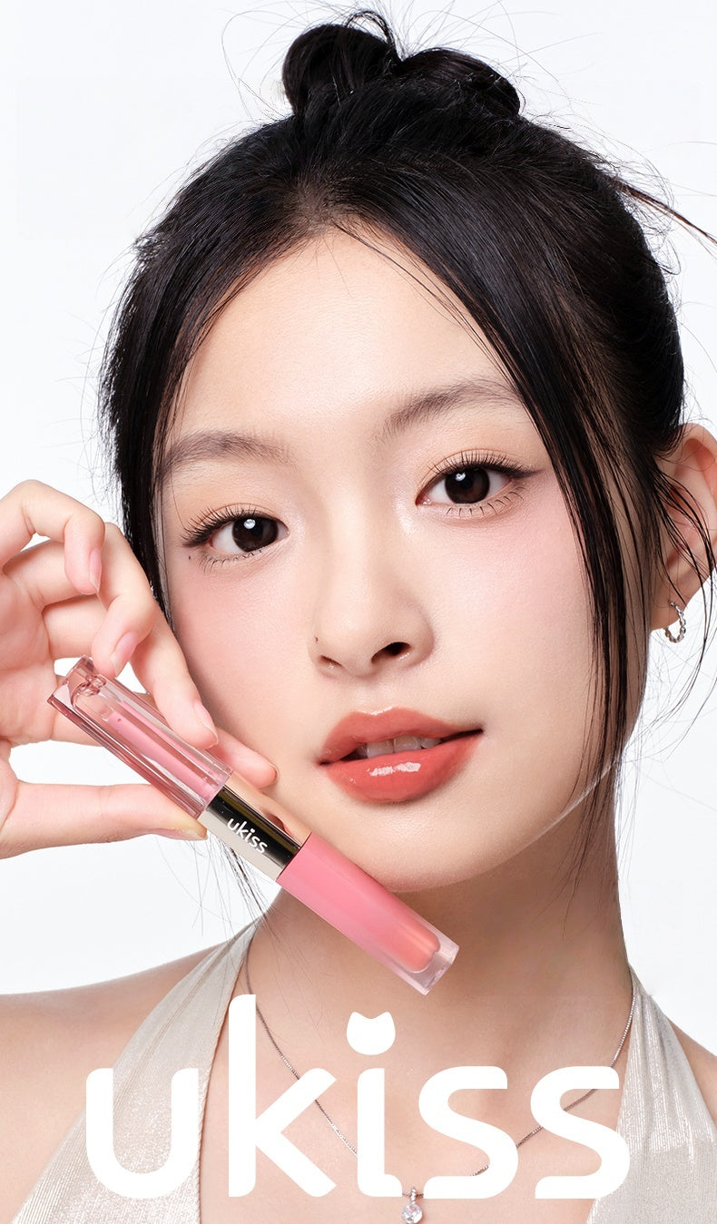 UKISS Read Your Minds Double-head Glossy & Matte Lip Glaze T5346
