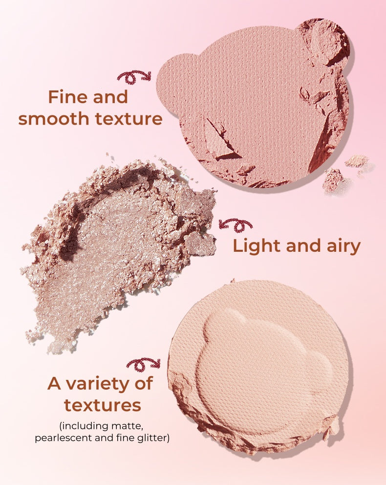 Pink Bear Energetic Girl Collection 9-color Eyeshadow Palette T4805