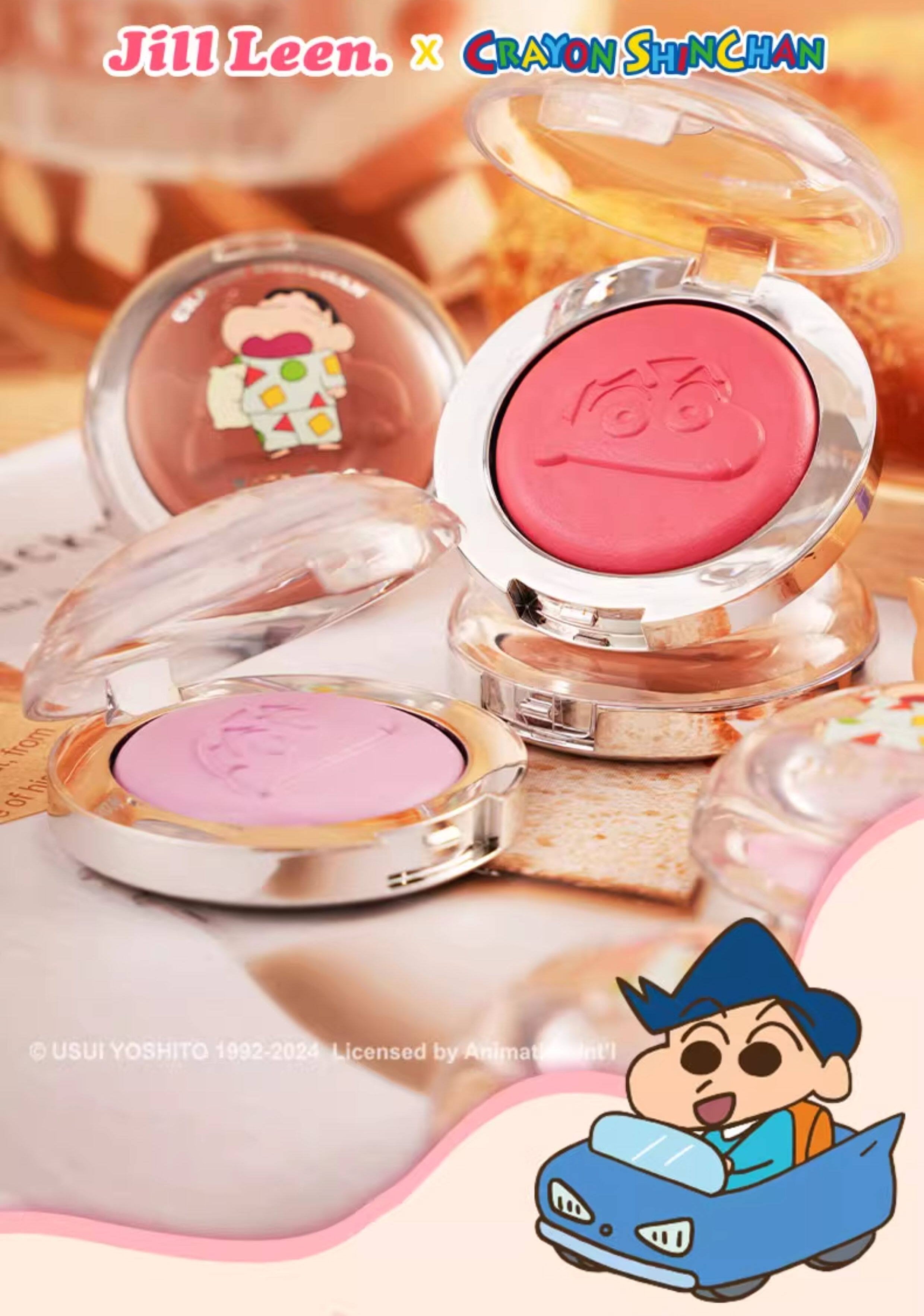 JILL LEEN X Crayon Shin-chan Baking Single-color Blusher T5634