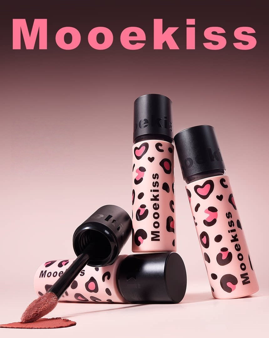 Mooekiss Leopard Print Collection Matte Silky Lip Mud T5609