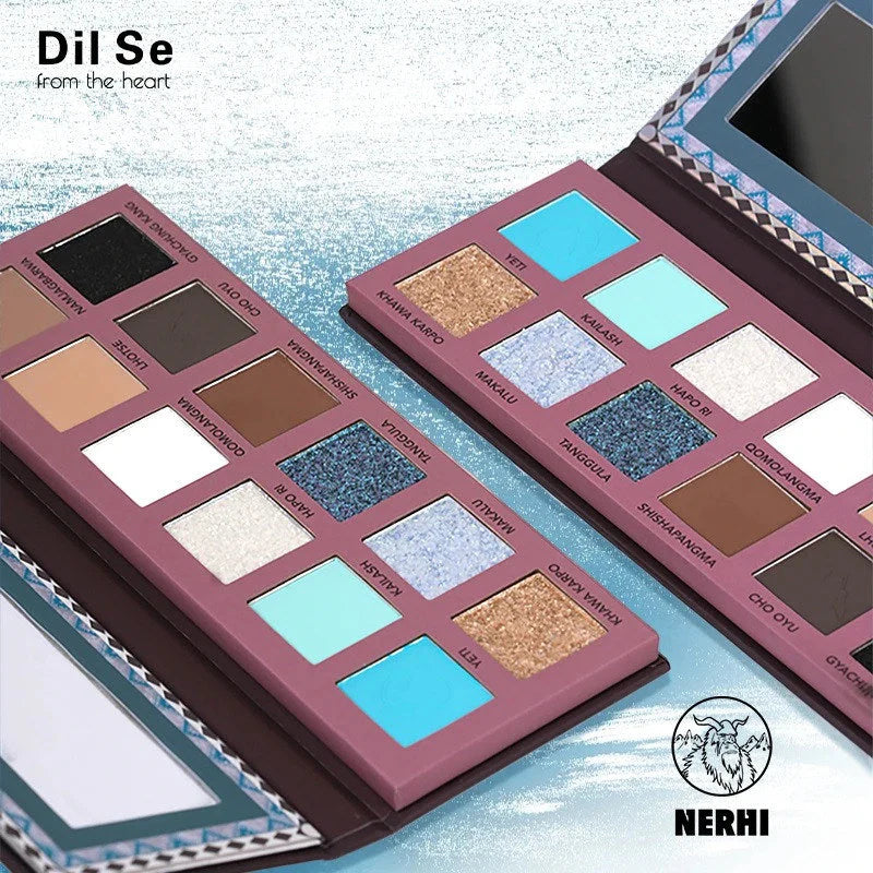 DilSefromtheheart Holy Mountain Image 12 Colors Eyeshadow Palette T4315