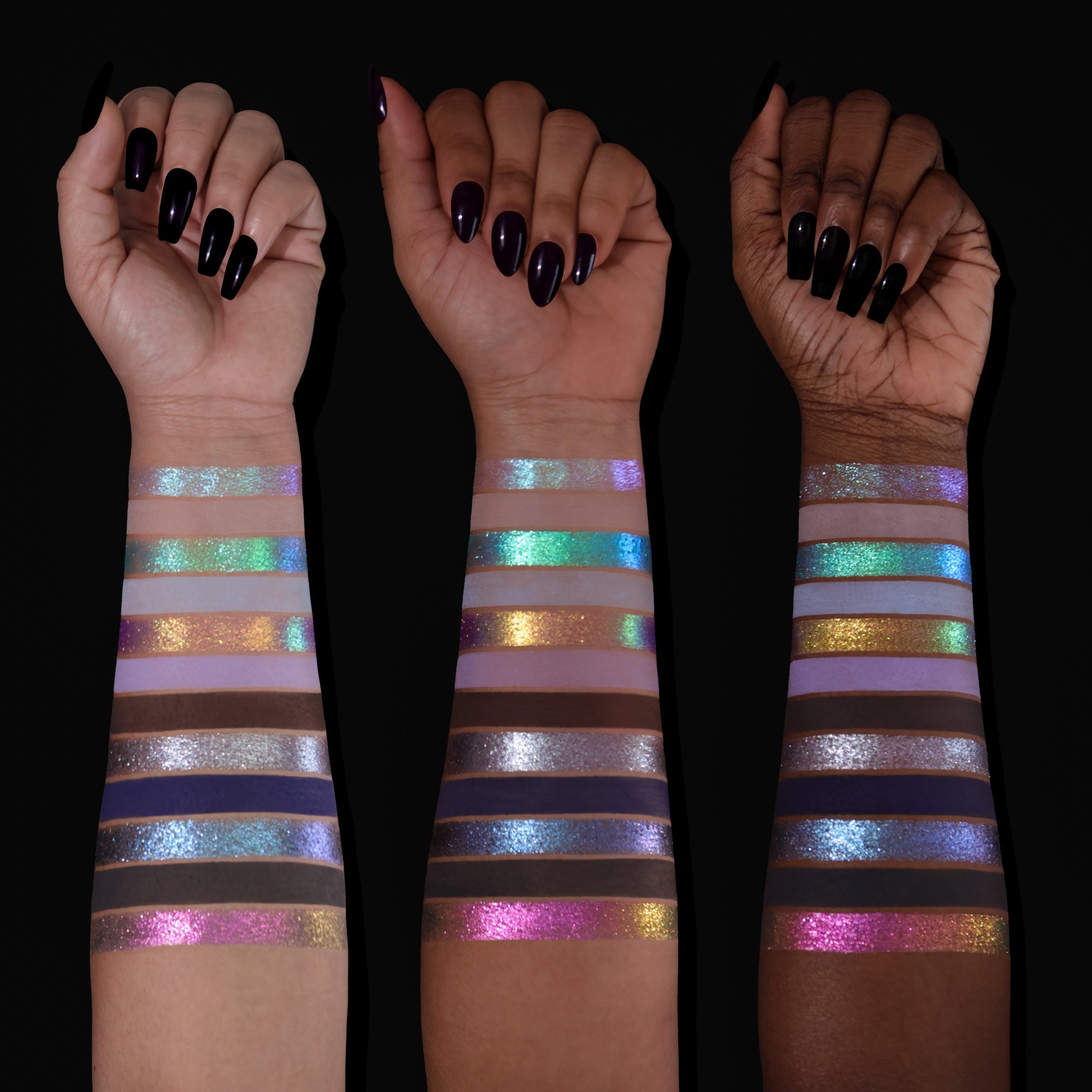 KRYPTEIN COSMETICS ATLANTIS 12-farvet kameleon øjenskyggepalette T4214