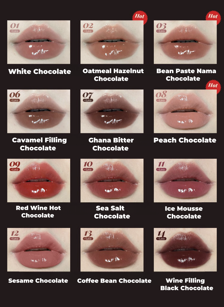 LEEMEMBER Molten Chocolate Moist Mirror Lip Gloss T4312