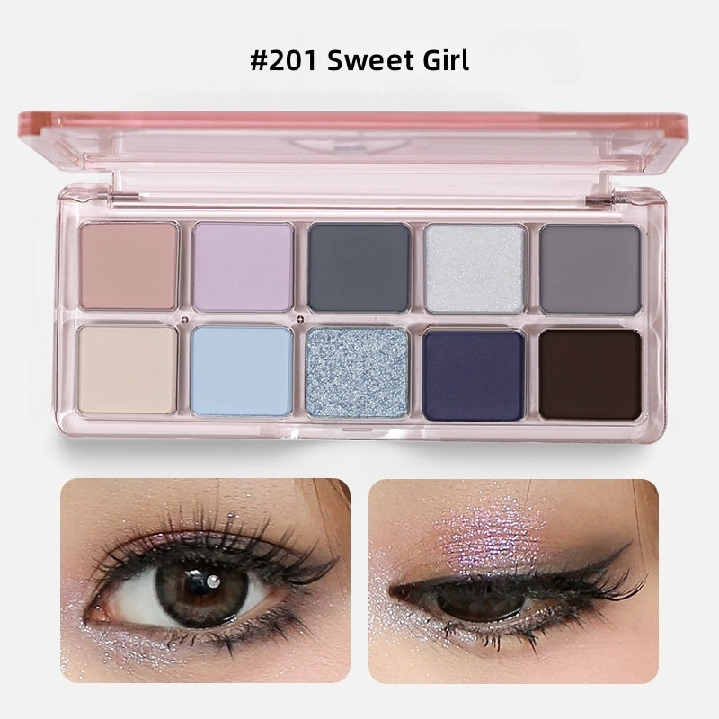 SheDella Spring Breath 10-color Eyeshadow Palette T4450
