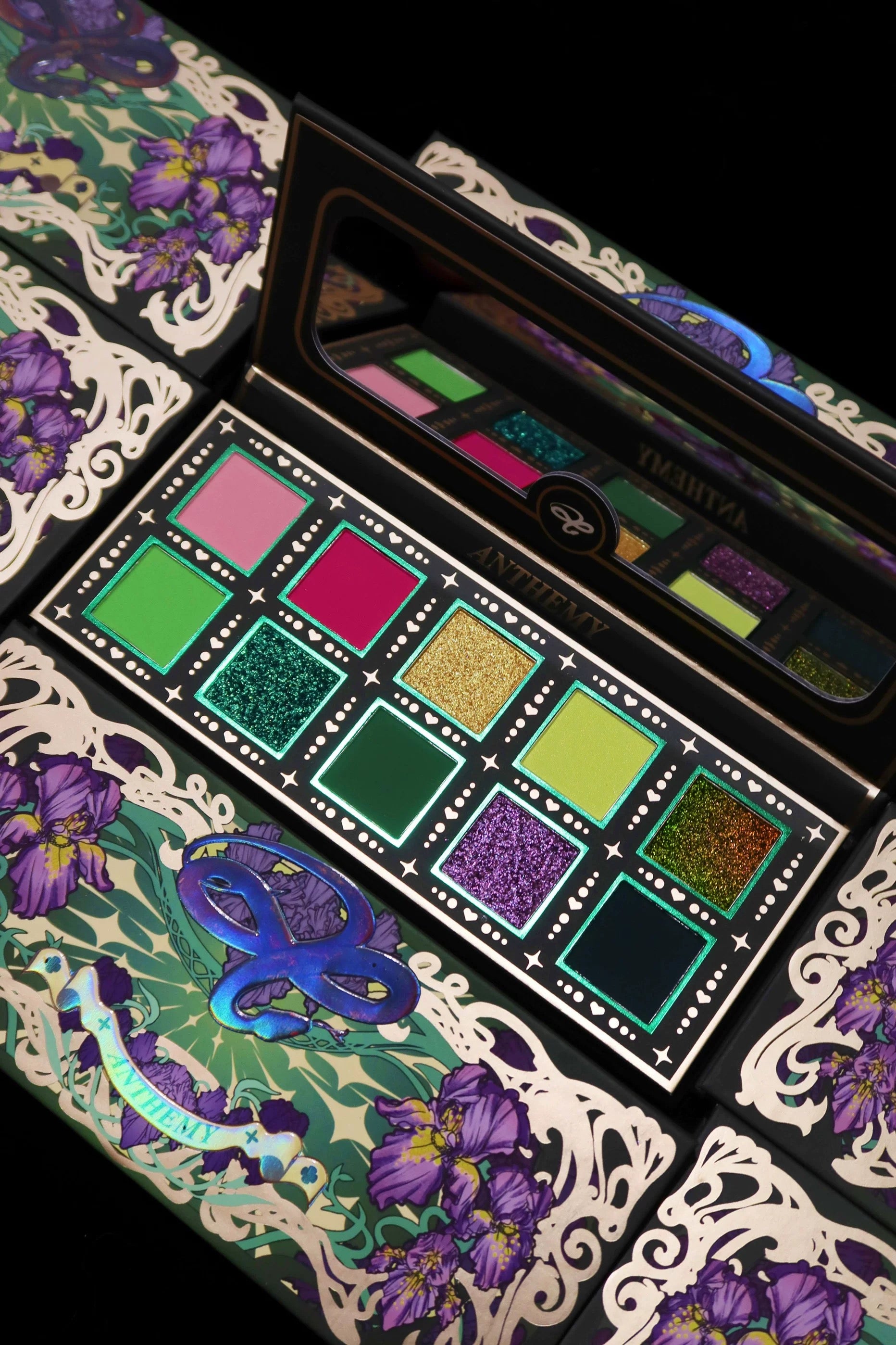 ANTHEMY Gaze Of Green Snake 10-Color Chameleon Eyeshadow Palette (2.0) T4140