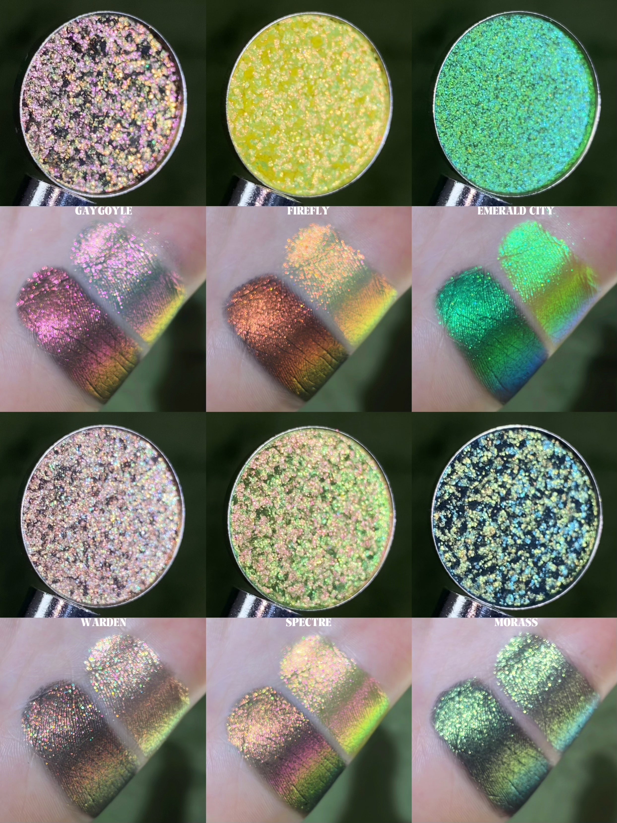 KRYPTEIN COSMETICS Emerald City Chameleon Eyeshadow Palette T5153