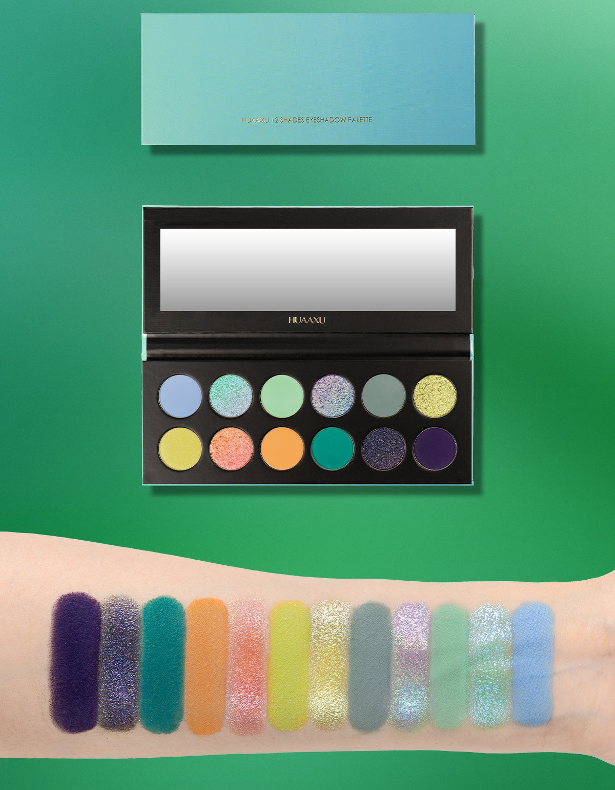HUAXU Velvet Collection Chameleon Eyeshadow Palette #03 DIONYSUS T4787