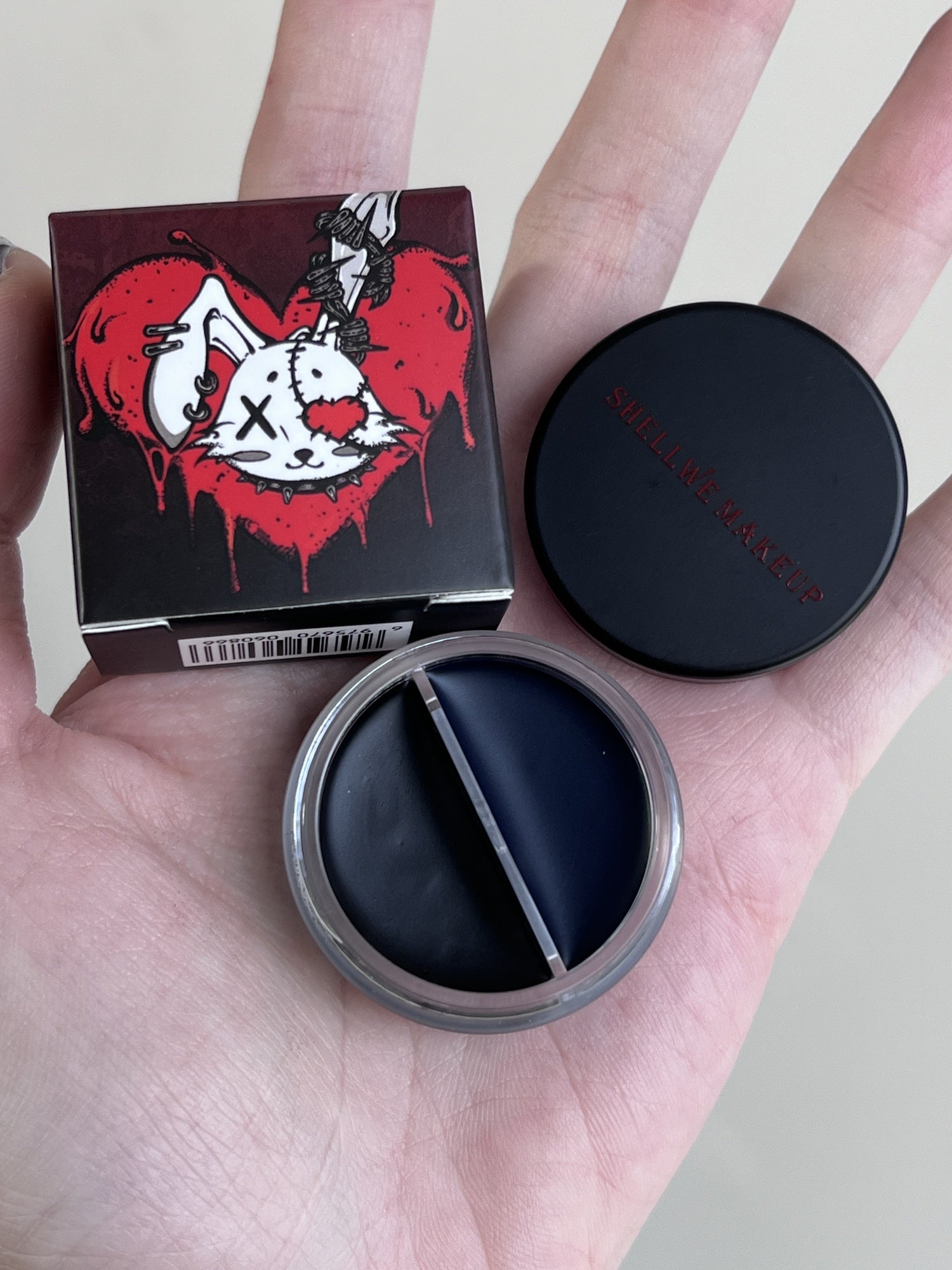 SHELLWE MAKEUP X freya86 PUNK BUNNY Collection Gothic Smoky Makeup Set T4939