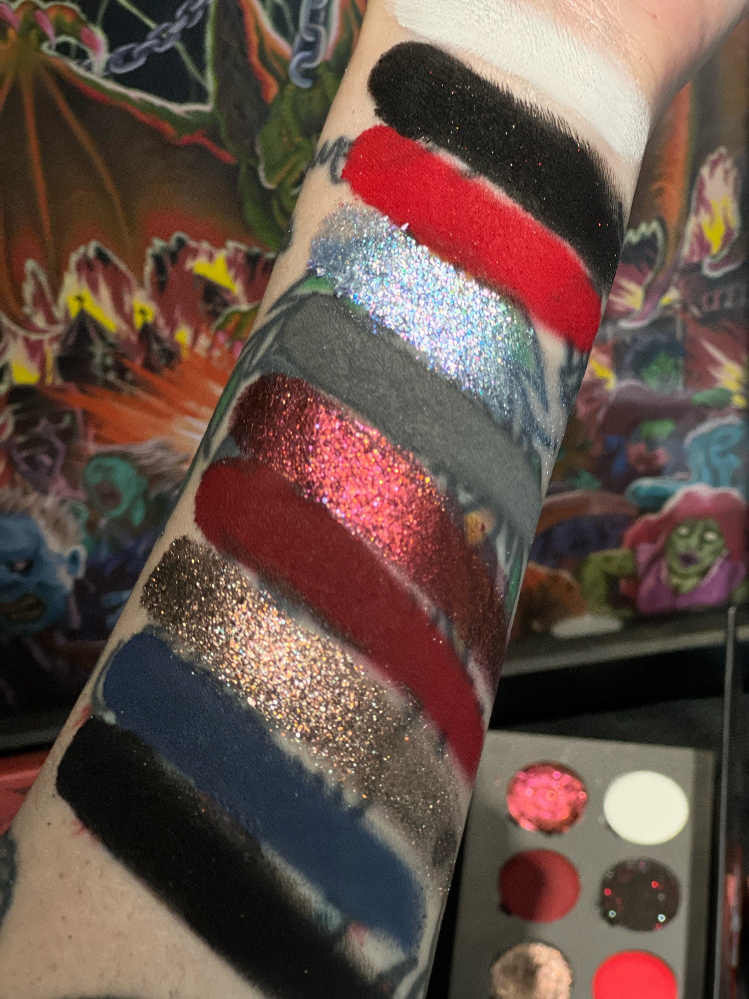 SHELLWE MAKEUP X freya86 PUNK BUNNY Collection Gothic Smoky Makeup Set T4939