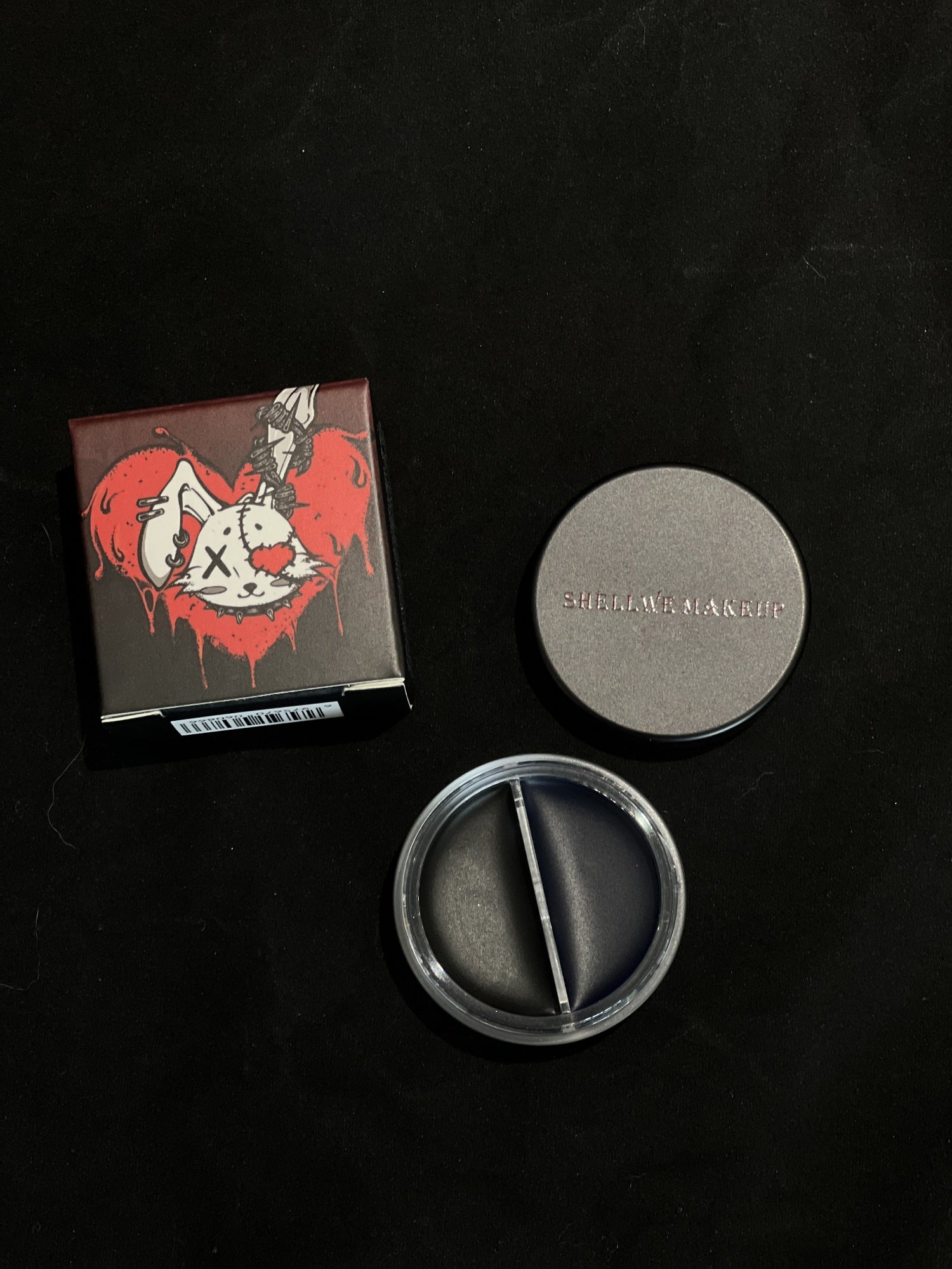 SHELLWE MAKEUP X freya86 PUNK BUNNY Denim Lip Mud 2 Pcs Set T4937