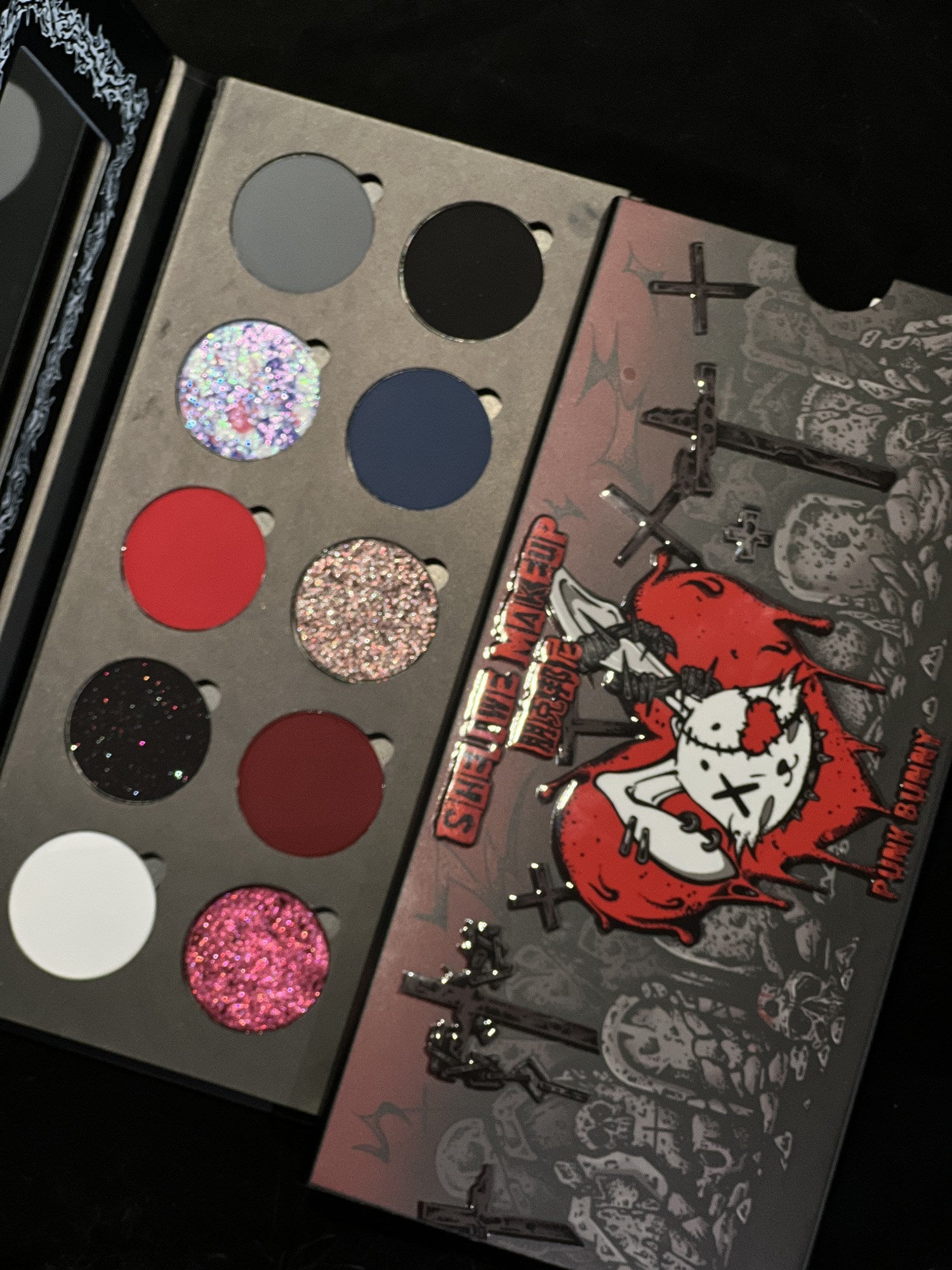 SHELLWE MAKEUP X freya86 PUNK BUNNY Collection Gothic Smoky Makeup Set T4939