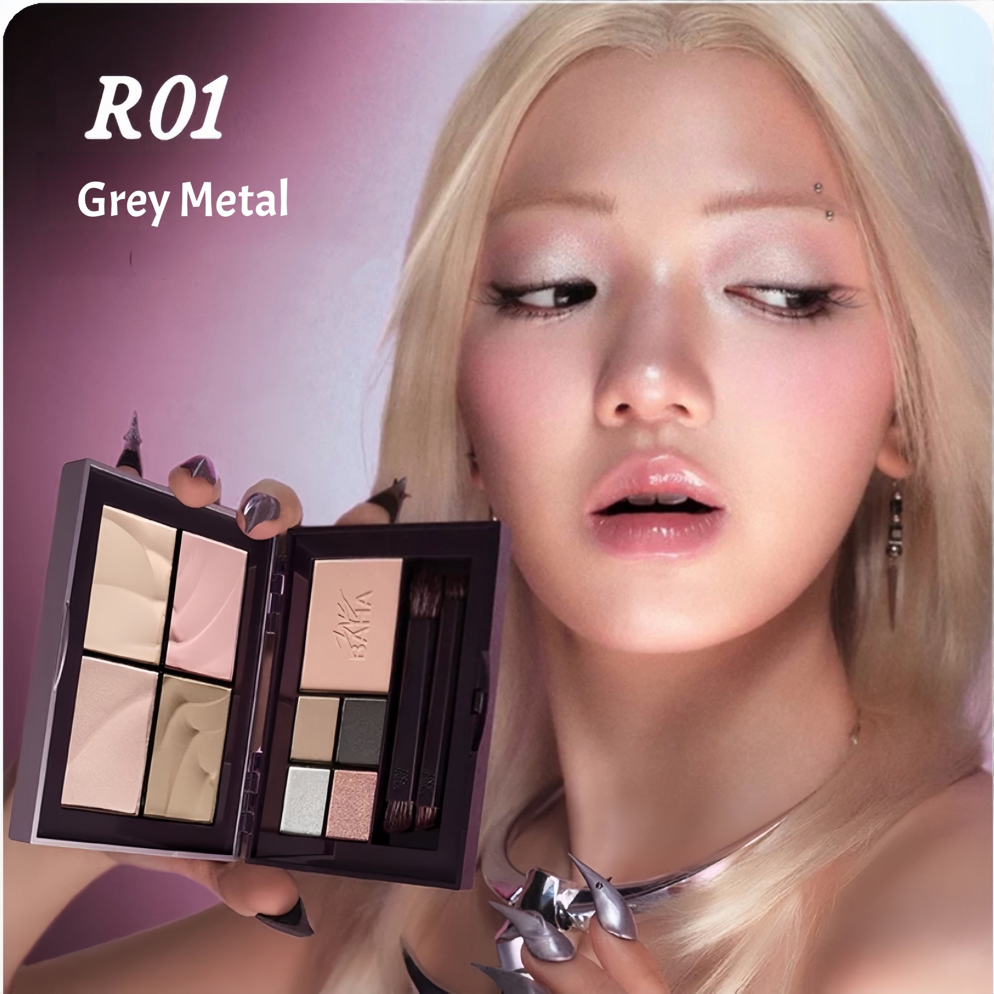 INSBAHA Rebel Collection Eyeshadow & Blusher Makeup Palette T5950