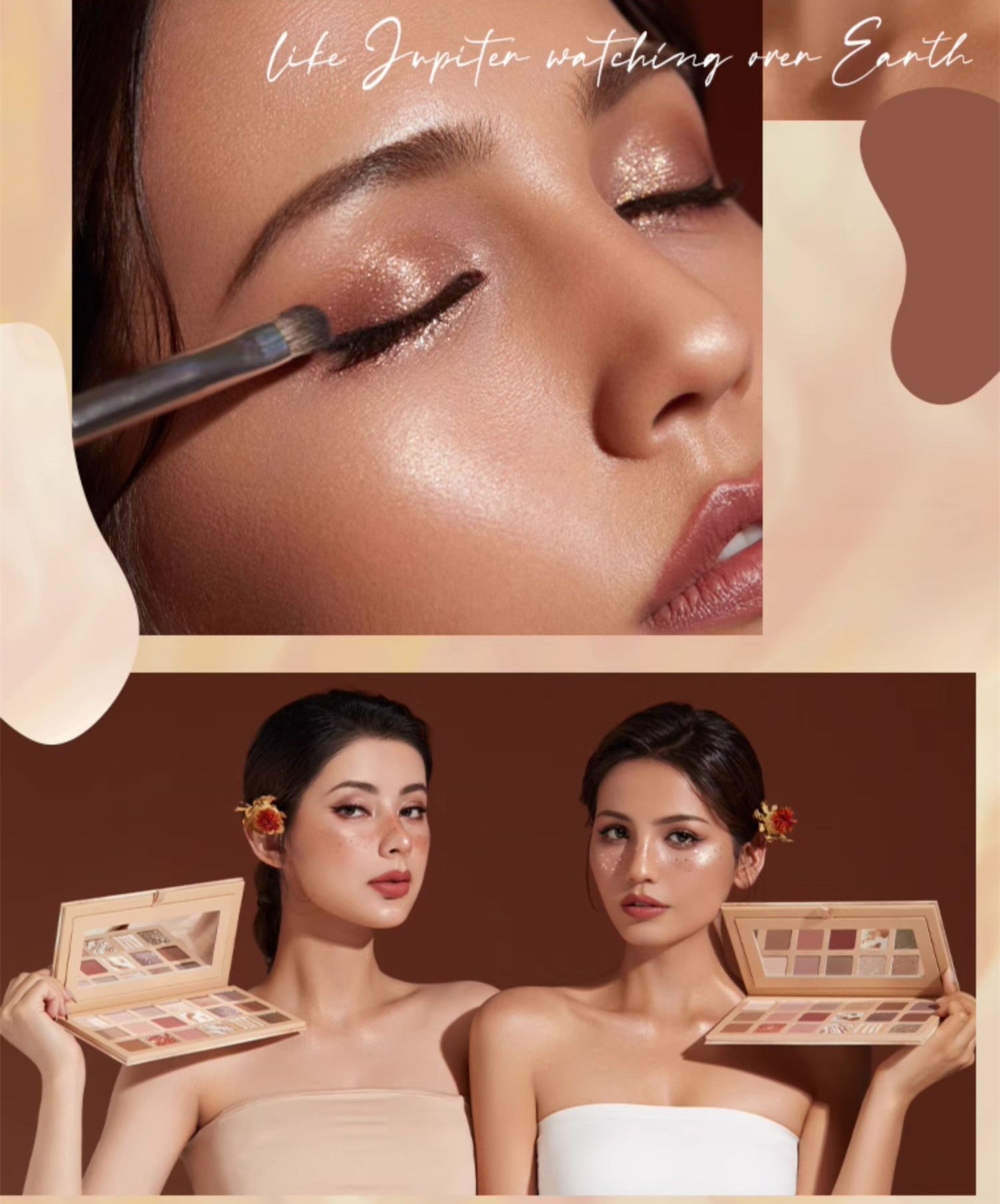 Heir A Date On Jupiter 18 Colors Eyeshadow Palette T3863