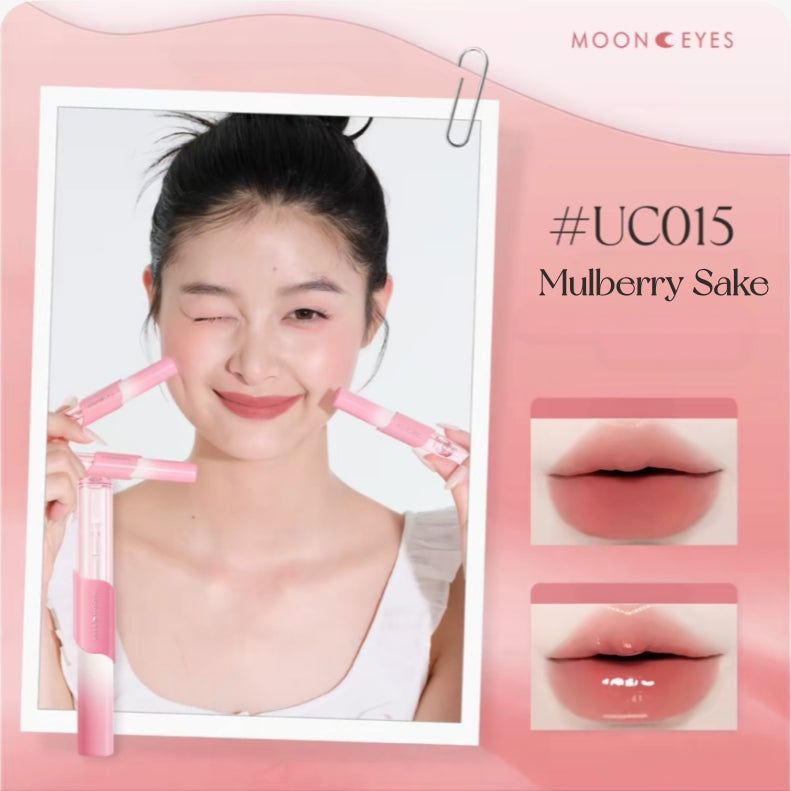 Mooneyes Color Diary Collection Matte & Glossy Double-head Lip Glaze T6028