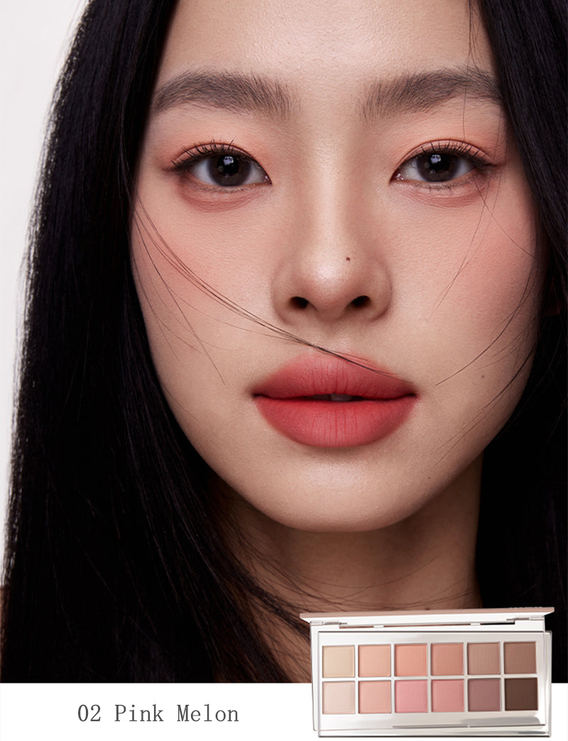 JOOCYEE 12 Shades Matte Pearlescent Eyeshadow Palette T3866