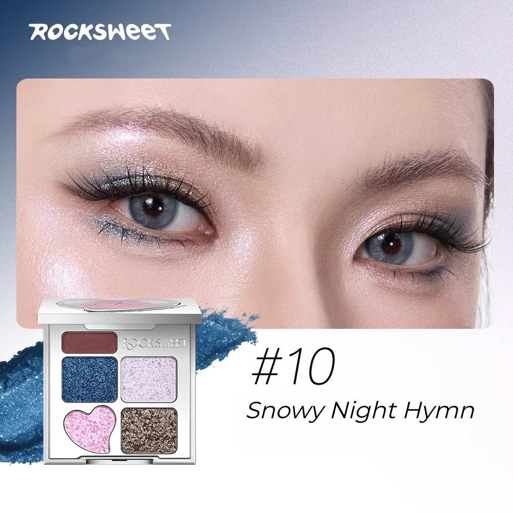 ROCK SWEET Rhythmic Fantasy Collection 5-color Eyeshadow Palette T5655