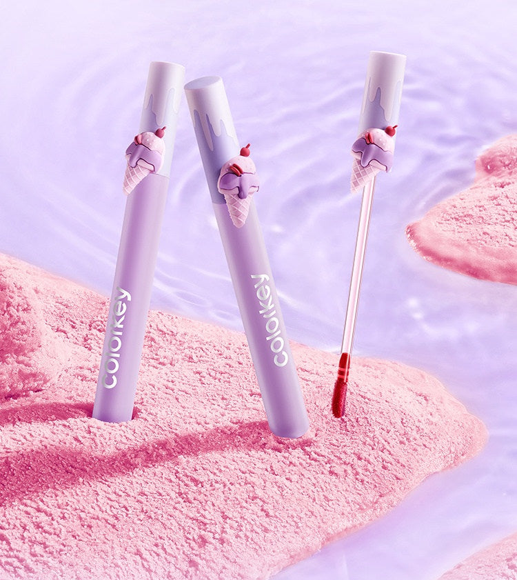 COLORKEY Ice Cream Airy Moist Matte & Mirror Lip Glaze T4369