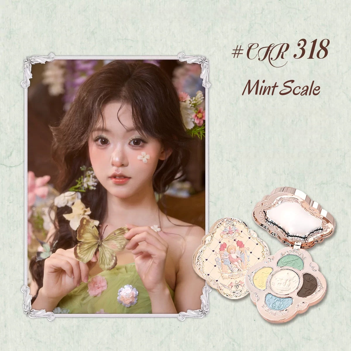 CHEERFLOR Dream Melody Box Collection 5-color Eyeshadow Palette T5780