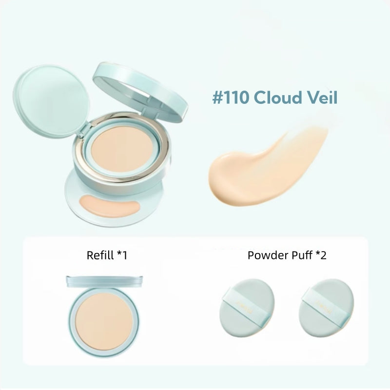 TIMAGE Long-wear Skin-fitting Twins Air Cushion Foundation T6064