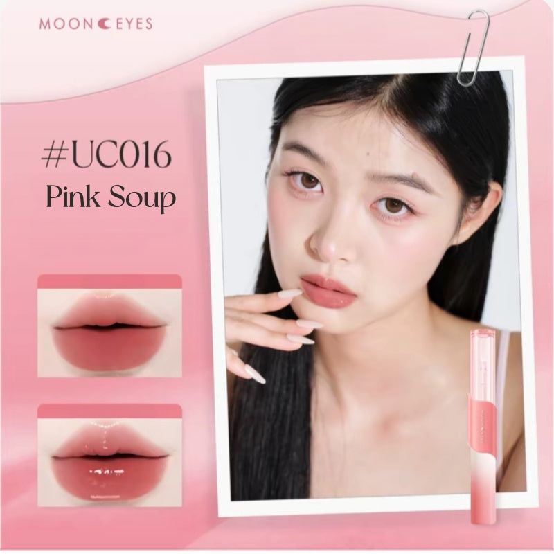 Mooneyes Color Diary Collection Matte & Glossy Double-head Lip Glaze T6028