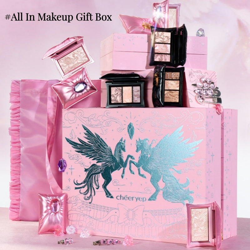 QianYan Pillow Gem Collection Highlighter & Eyeshadow Palette T5549