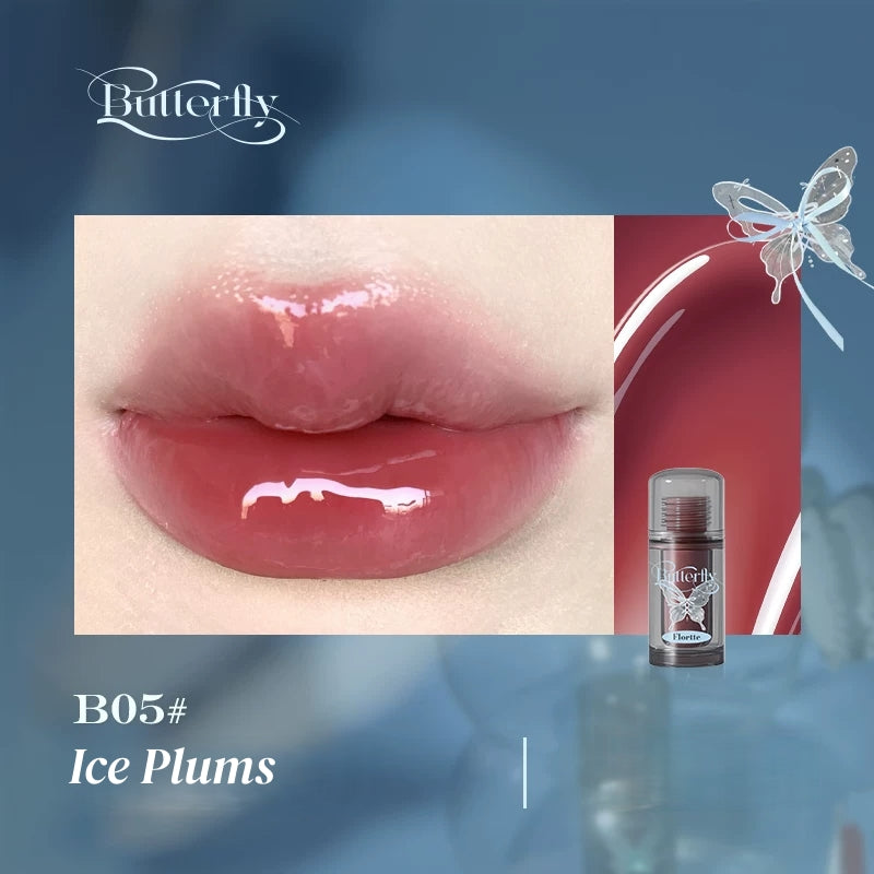 FLORTTE Twin Butterfly Collection Glossy Lip Gloss T5885