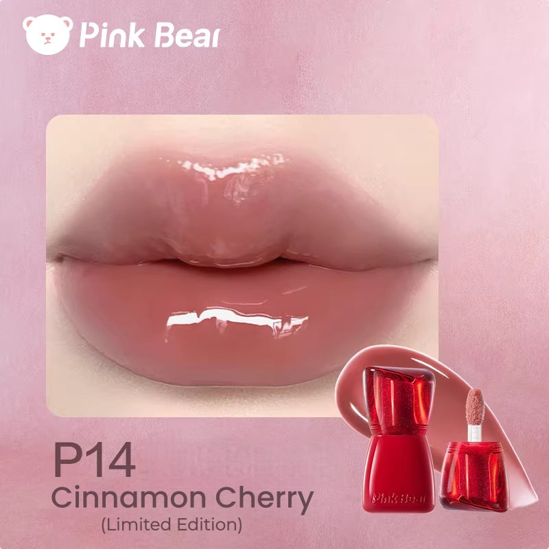 PINK BEAR Cherry Moment Collection Moist Essence Glossy Lip Gloss T5530