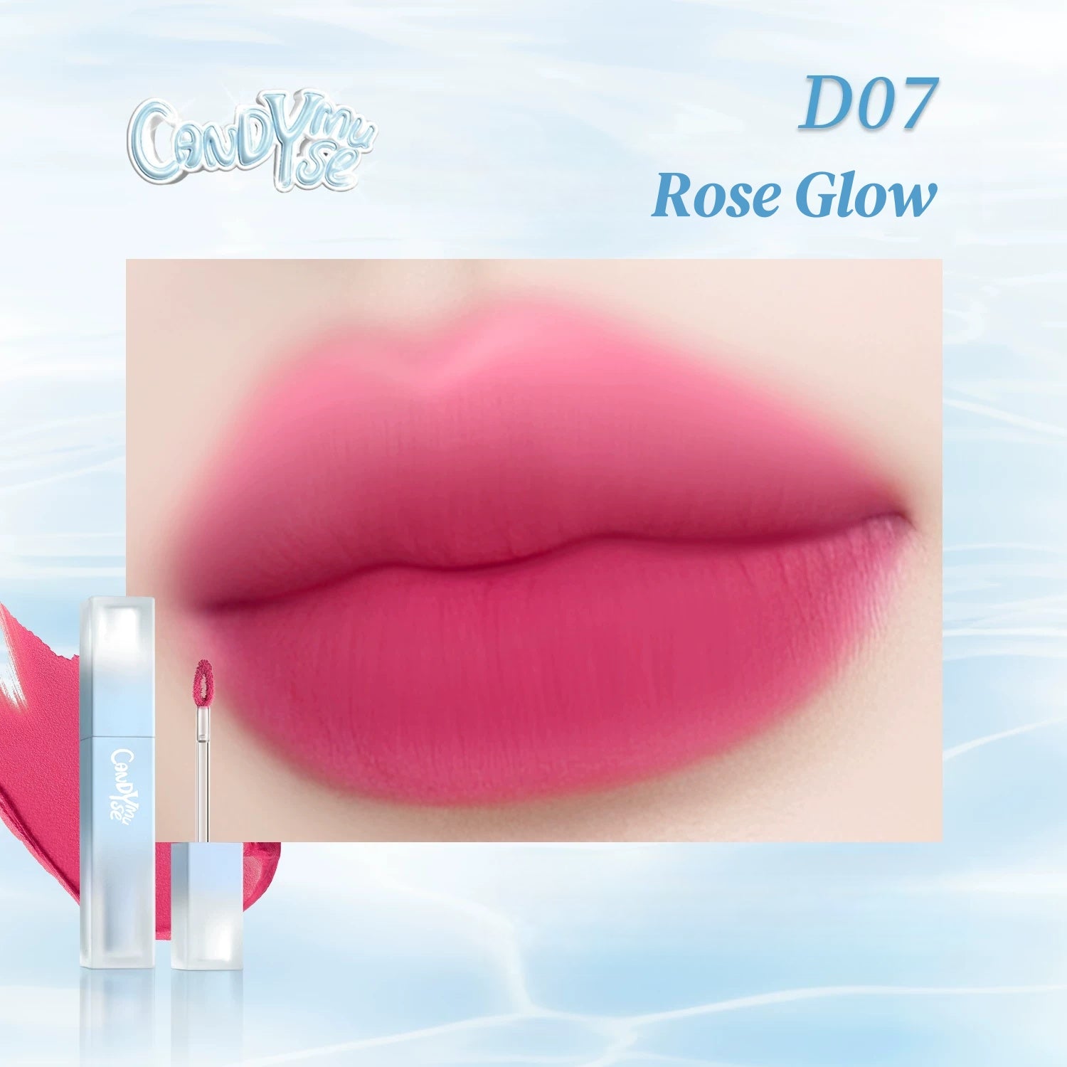 CANDY MUSE Water Bubbles Collection Matte Moist Lip Glaze T5805