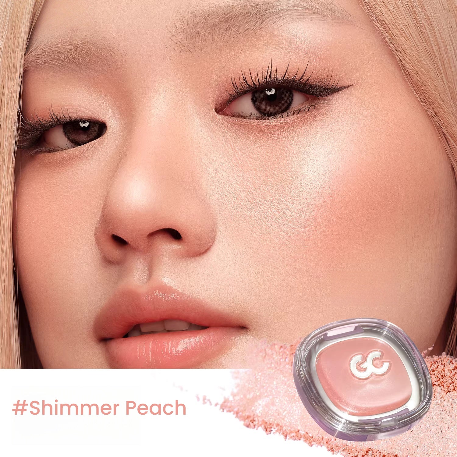 GIRLS CRUSH Satin Makeup Blusher Cream T5663