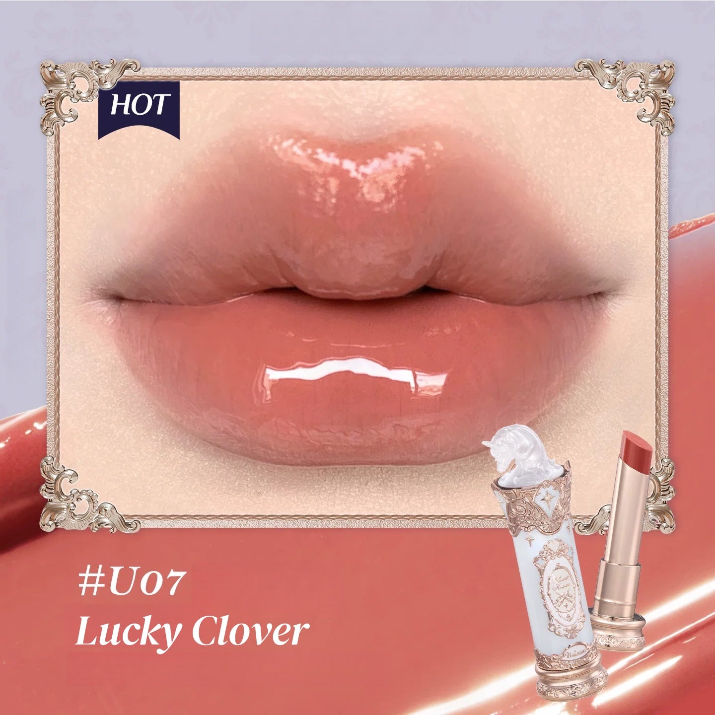 Flower Knows Unicorn Collection Glossy Long-wear Moist Lipstick T5900