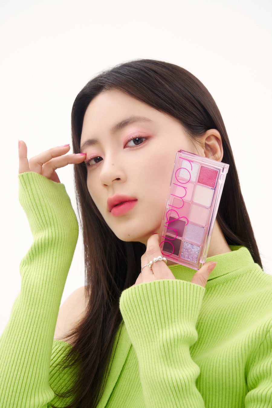 ROMAND 10 Colors Matte & Pearlescent Eyeshadow Palette T4137
