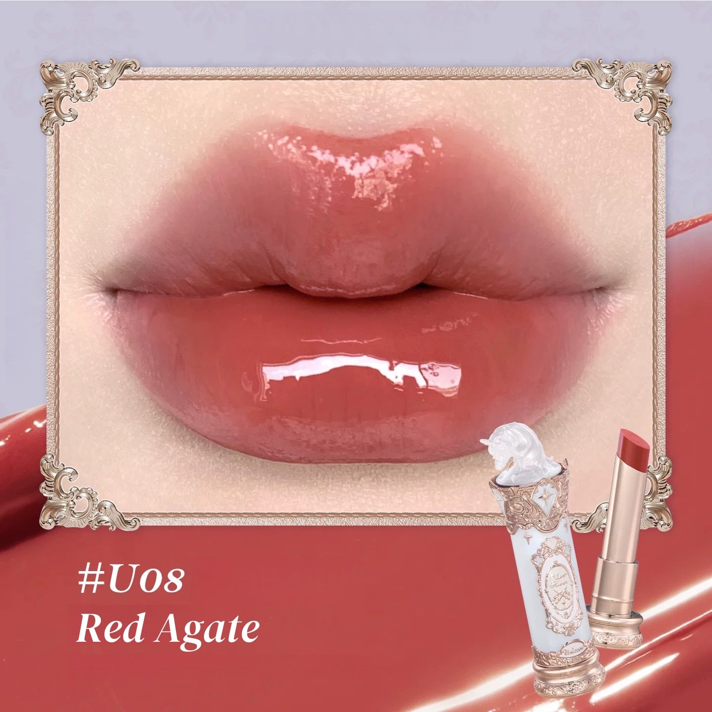 Flower Knows Unicorn Collection Glossy Long-wear Moist Lipstick T5900