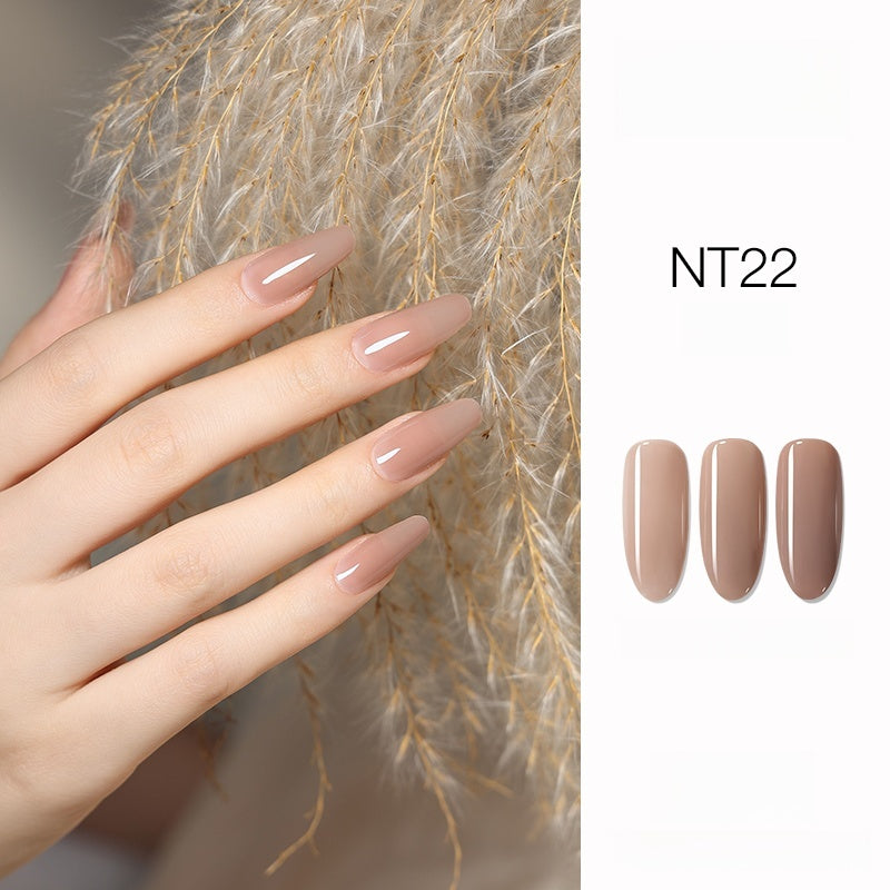 DANZHIHE 12g Semi-transparent Nude French Jade Gel Polish T4839