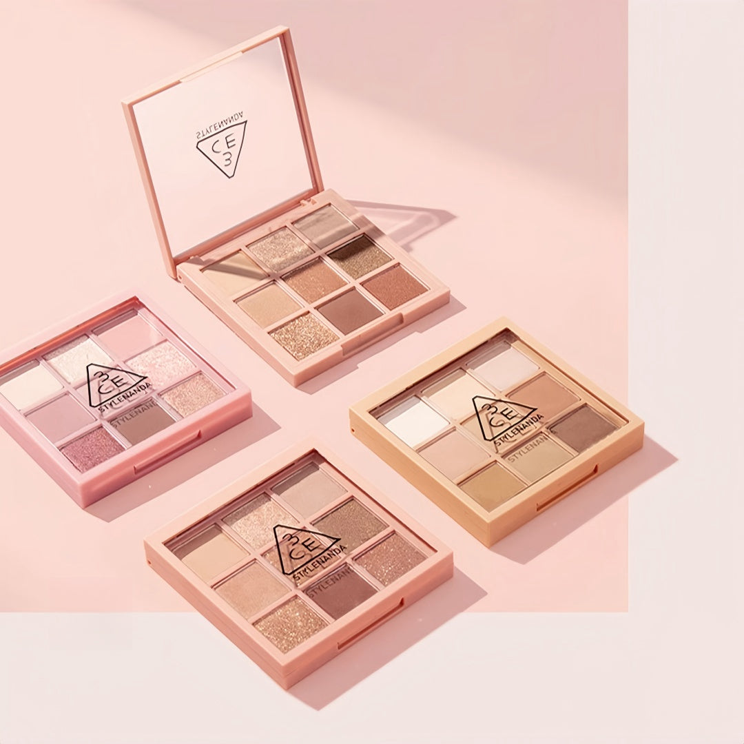 3CE New Bloom 9-farvet øjenskyggepalette T4407