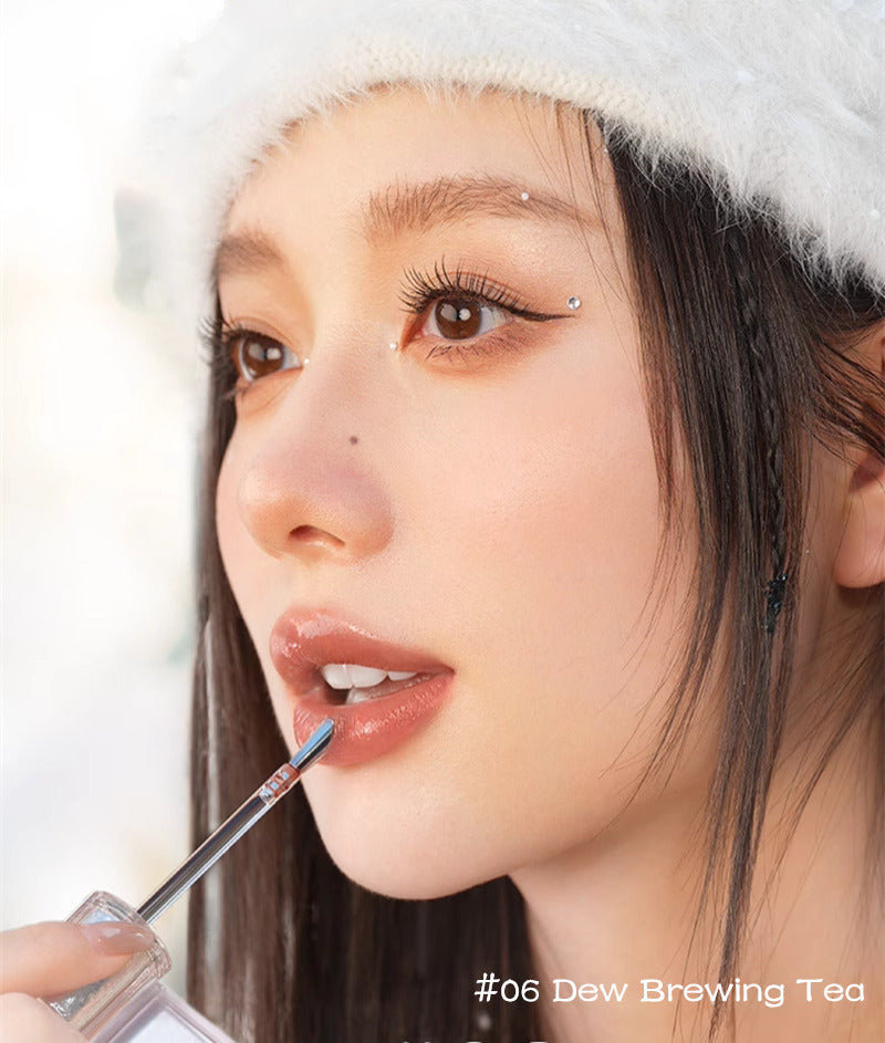 JUDYDOLL Glossy Watery Ice Iron Mirror Lip Gloss T3472