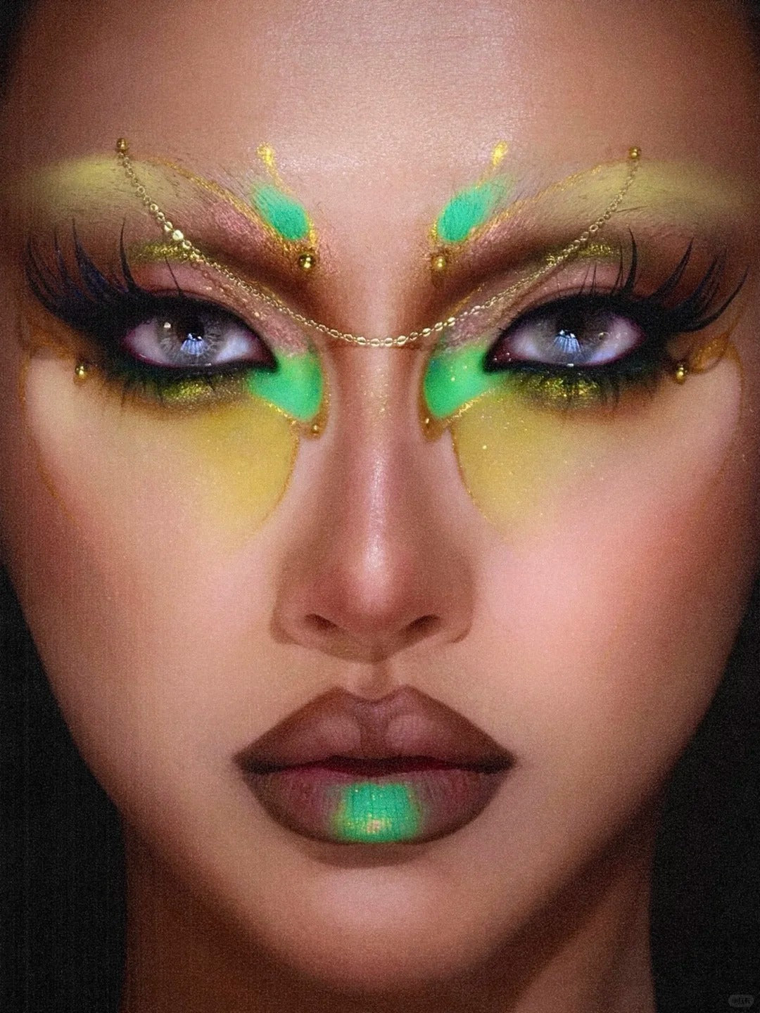 SUGAROCK Mystic Mask 12 Color Eyeshadow Palette T4978