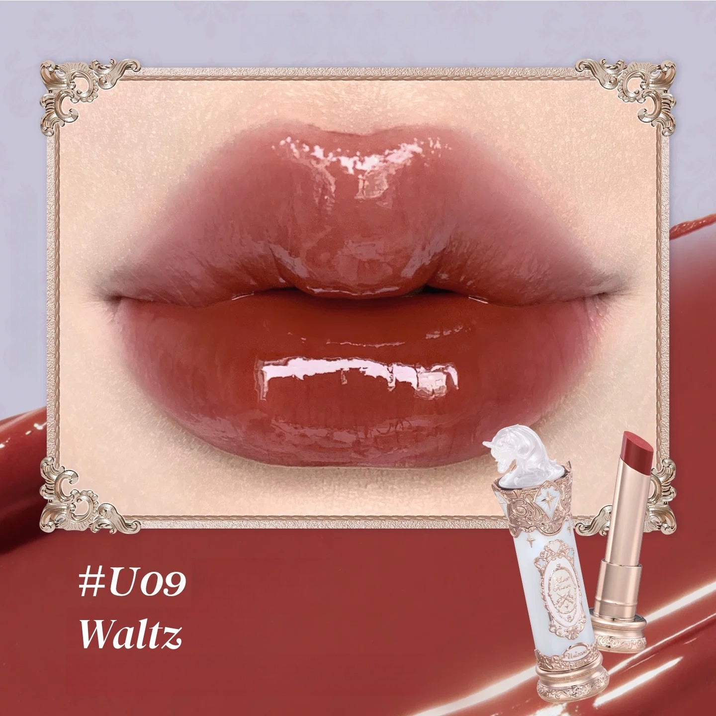 Flower Knows Unicorn Collection Glossy Long-wear Moist Lipstick T5900