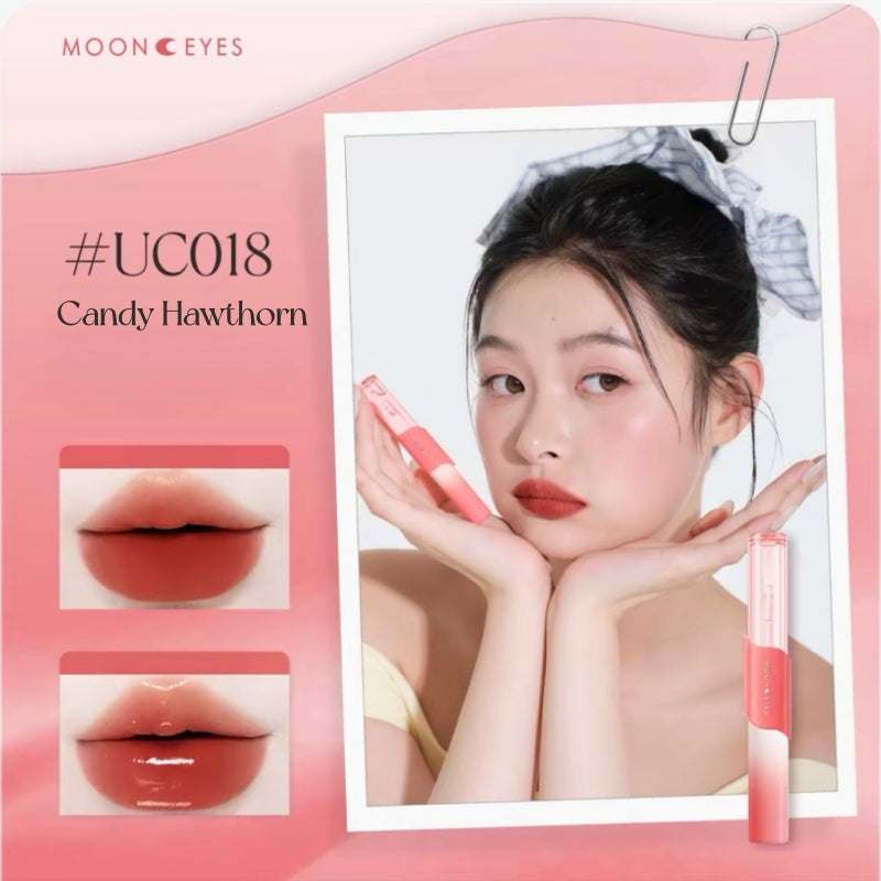 Mooneyes Color Diary Collection Matte & Glossy Double-head Lip Glaze T6028