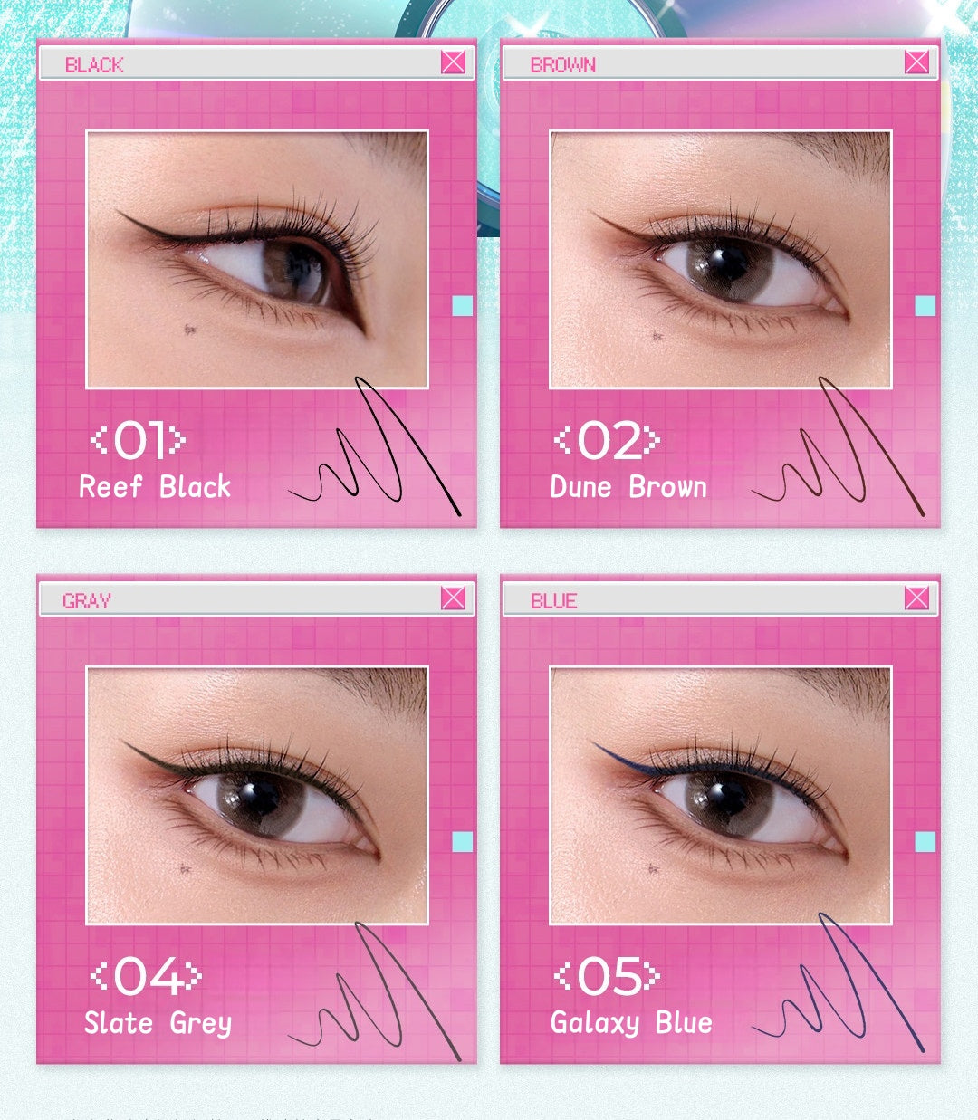 Little Ondine x Tamagotchi Collection Ultra-fine Liquid Eyeliner Pen T5912