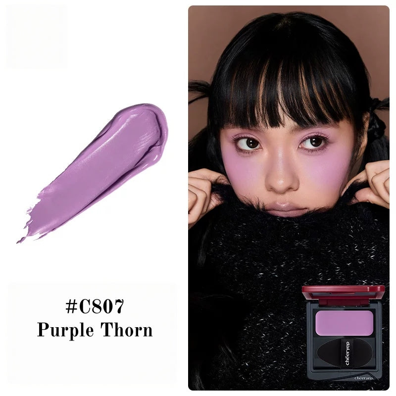 QianYan Cocoa Manor Tales Collection Silky Blusher Cream T6061