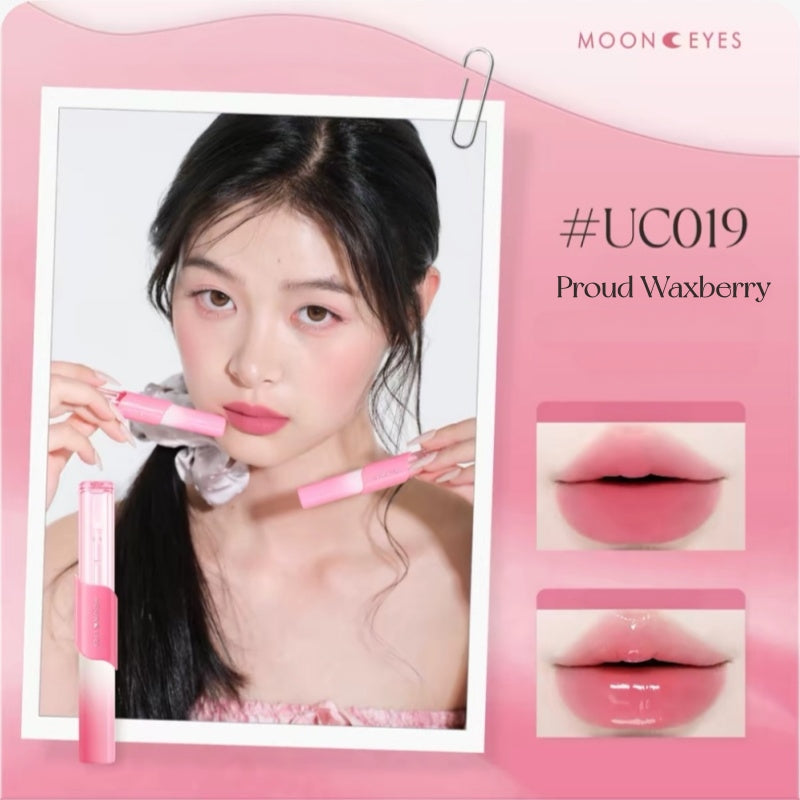 Mooneyes Color Diary Collection Matte & Glossy Double-head Lip Glaze T6028