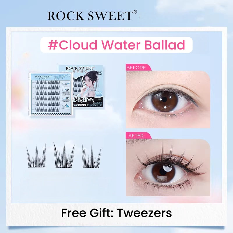 ROCK SWEET Glue-free Natural False Eyelashes T5542