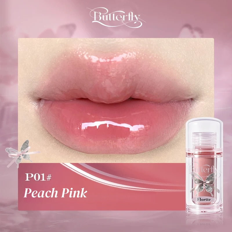 FLORTTE Twin Butterfly Collection Glossy Lip Gloss T5885