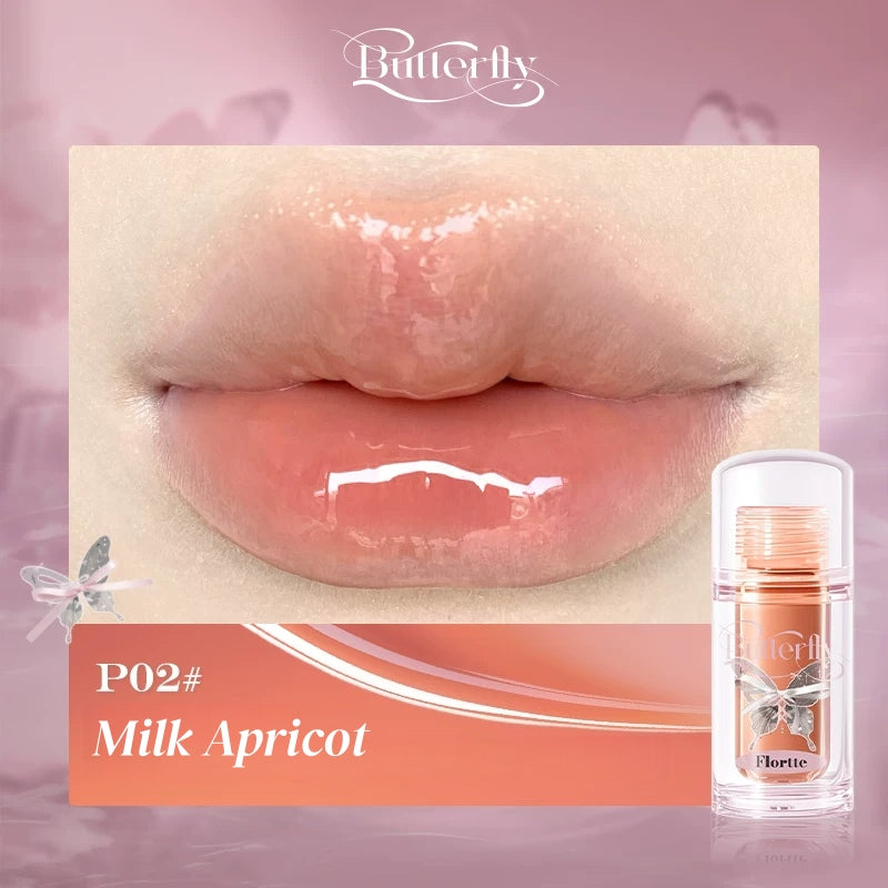 FLORTTE Twin Butterfly Collection Glossy Lip Gloss T5885