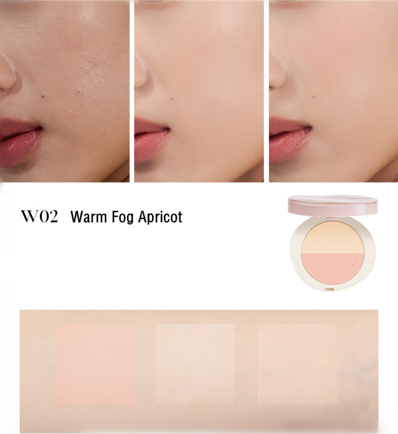 JOOCYEE Two-Tone Multi-Use Fill Light Presseed Powder T3791