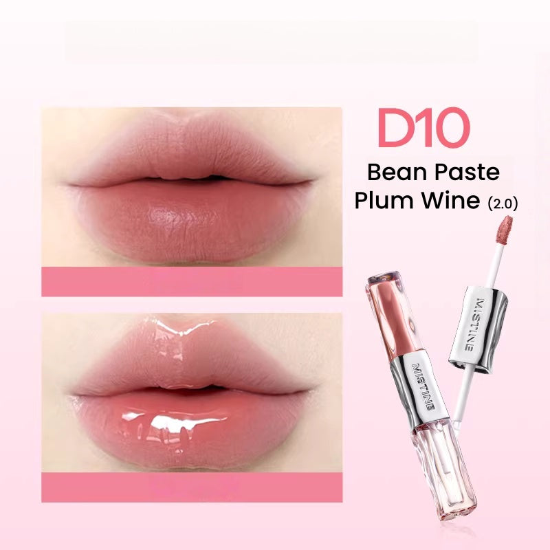 MISTINE Double-head Moist Matte & Glossy Lip Glaze (2.0) T5588