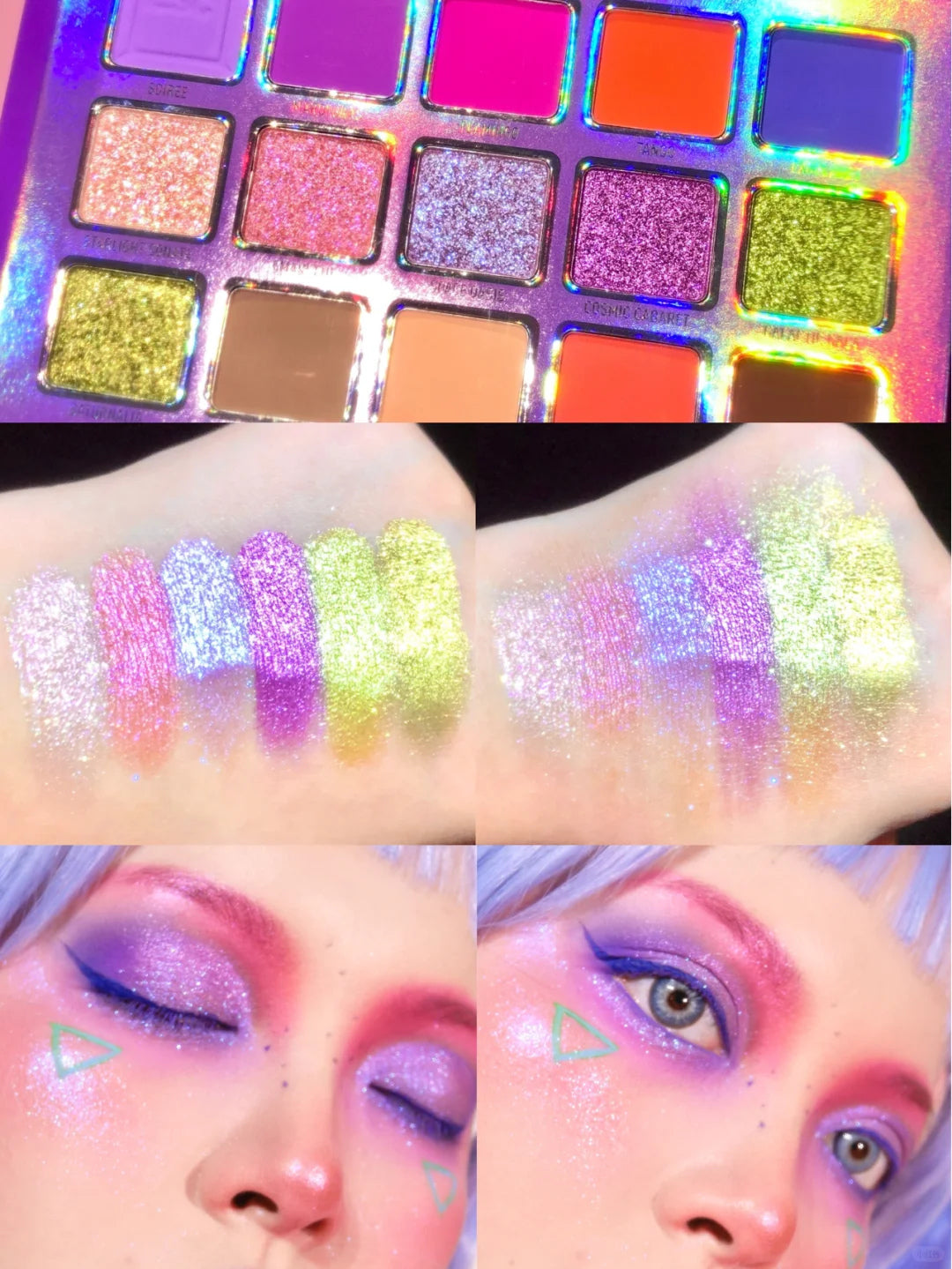 KALEIDOS Escape Pod Collection 15-color Chameleon Eyeshadow Palette T3841