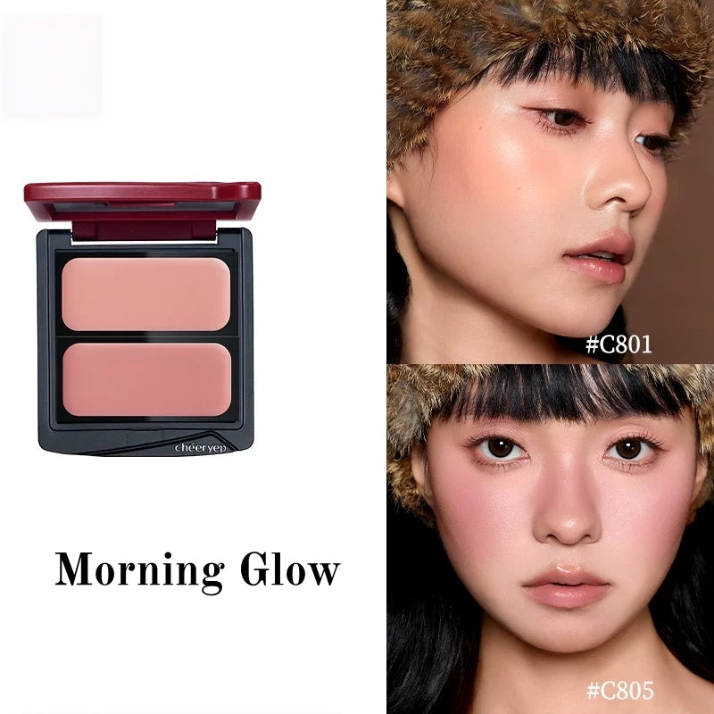 QianYan Cocoa Manor Tales Collection Silky Blusher Cream T6061