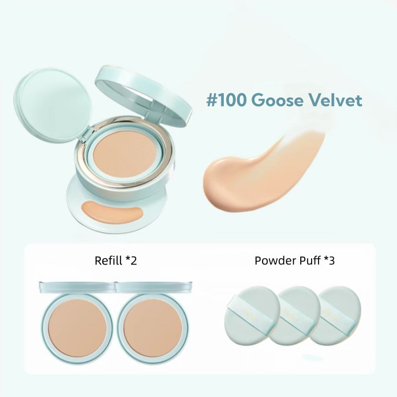 TIMAGE Long-wear Skin-fitting Twins Air Cushion Foundation T6064